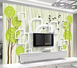 Wallpapers Wellyu Custom Po Wallpaper 3D MuralS Rose Stereo Tree Trees Living Room Bedroom TV Background Wall Paper Papel De Parede