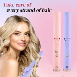 Electric Wireless Curling Iron 25MM Household Hair Curler Waves Styling Appliances Beauty Salon Straighten Wand 240515