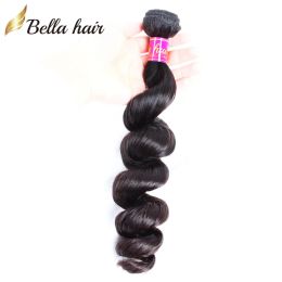 Wefts Peruvian Hair Bundles Deals 100% Unprocessed Human Extensions 1Piece Natural Colour Loose Wave Strong Weft Weaving 8A 834inch Beau