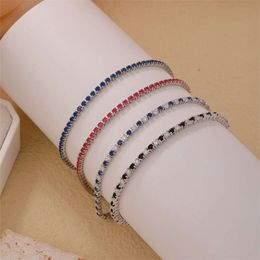 luxury fashion Jewellery tennis bracelet womens single row set diamond 2.0 bracelet designers design holiday gift accessories