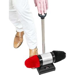 JOUNJIP Electric Shoe Shine Polisher with Natural Lamb Wool Buffers - Professional Shoe Cleaning Kit for a Perfect Shine Every Time