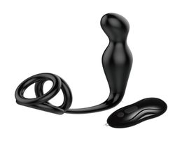 Vibrating Silicone Anal Butt Plug Male Prostate Massager Rechargeable 12 Speed Anus Vibrator Sex Products Adult Toys For Men4207900