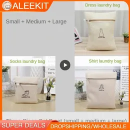 Laundry Bags Polyester Net Zip Storage Bag High-end Embroidered Dirty Clothes Underwear Wash Special Mesh