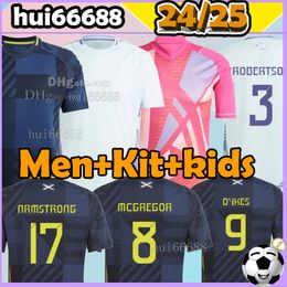 24/25 SCoTlaNd 24 25 Soccer Jersey ROBERTSON MCTOMINAY MCGINN DYKES ADAMS CHRISTIE GILMOUR ARMSTRONG DYKES 2024 2025 men kit kids football shirt