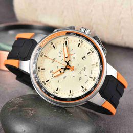 Tiktok live broadcast of the same Tianpai rubber band mens sports watch six needle timing