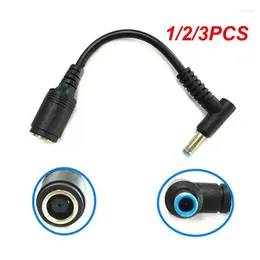 Microphones 1/2/3PCS 7.4mm 5.0mm Female To 4.5mm 3.0mm Elbow 7.4 4.5 Suitable For HP Dell Blue Tips Power Adapter Cable Connector