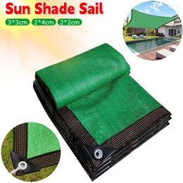 Tents And Shelters Tarp 90% UV Resistant Sun Shade Sail With Grommets Waterproof Outdoor Shading Pergola Cover Canopy Garden Backyard