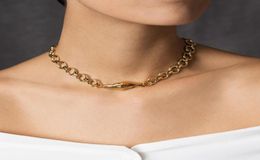 Chains Hold Hands Necklace Fashion Style Magnets Clavicle Chain5856854