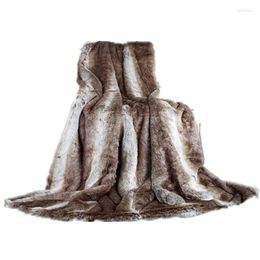 Blankets Faux Fur Throw Blanket |Super Soft Fuzzy Luxurious Cozy Warm Fluffy Plush Hypoallergenic For Bed Couch Chair Fall Winter