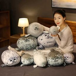 Stuffed Plush Animals Lifelike Seal Plush Toy Filling Doll Novelty Soft Animal Filling Toy Childrens Sleep Throwing Sofa Pillow Gift Children and Girls B240515