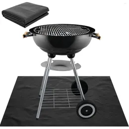 Tools Fireproof Mat Outdoor Camping Picnic Grill Pad Square Barbeque Protective Lawn Terrace BBQ Protection Cloth