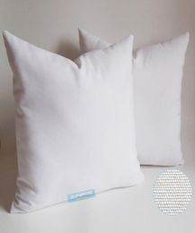 1pcs All Size 8 Oz Pure Cotton Canvas Pillow Cover With Hidden Zipper Natural White Colour Blank Cotton Cushion Cover For CustomDI6087420