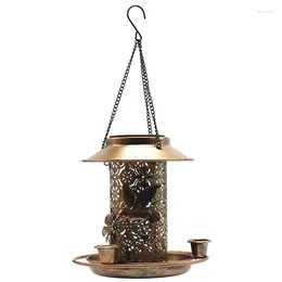 Other Bird Supplies Solar Feeder Feeders For Outdoors Hanging Heavy Duty Metal Wild Unique Gifts Lantern Shape Vintage Decor