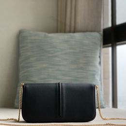 Women Shoulder Bags Chain Fashion Flip Cosmetic Bag Leather Crossbody Bag Handbags Purse 21.5cm With Box F08