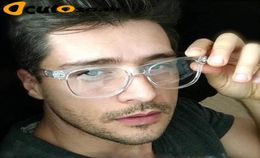 2019 Retro men039s Transparent glasses clear lenses PC Comotuer Square eyeglasses frames for women reading eyewear male Spectac7480446