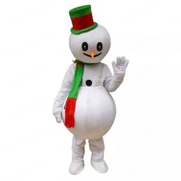 Halloween snowman Mascot Costume Birthday Party anime theme fancy dress for women men Costume Customization Character Outfits Suit