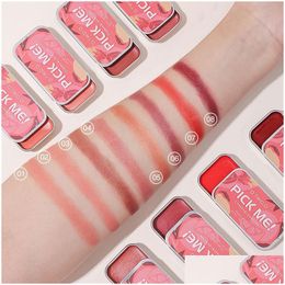 Blush 3 In 1 Cream B For Face Eyeshadow Lipstick Lightweight Matte Lip Tint Natural Ber Drop Delivery Health Beauty Makeup Dh0Eg