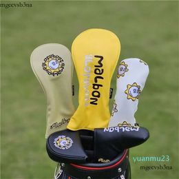 Other Golf Products Sun Fisherman Hat Golf Club #1 #3 #5 Mixed Colours Wood Headcovers Driver Fairway Woods Cover PU Leather Head Covers Golf Putter 256