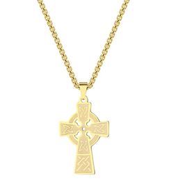 Pendant Necklaces Kinitial Fashion Armenian Knot Necklace Talisman Solar Celtics Druid Amulet Pendants Choker Jewelry9235072