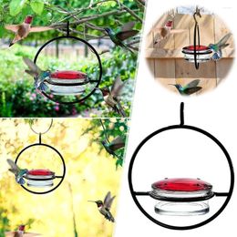 Other Bird Supplies Hanging Metal Simple Birds Feeder Easy Carry Feeding Device Housewarming Gift