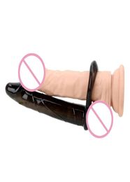 Double Penetration Anal Butt Plug Strapon G Spot Vibrator Dildo Sex Toys For Men Women Adult Products3889925