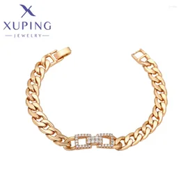 Link Bracelets Xuping Jewelry Charm Hand Copper Alloy Gold Color Star Unique Shape For Women Birthday Party Wish Gifts X000822059