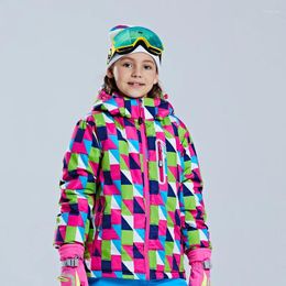 Skiing Jackets Children's Ski Jacket Thickened Boy's Girl's Outdoor Warm And Cold-proof Pant Mountaineering Super Waterproof Winter