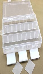 24 Compartment Storage Box Plastic Box Jewellery Earring Case For Collection Drawer Divider cosmetic Organiser makeup organizer2383275