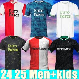 2024 2025 FeyENooRdS Soccer Jerseys Voetbal Kids Kit 24 25 Football Shirt Training Home Away Fan Player Version Goalkeeper Maillot TIMBER DANILO DILROSUN