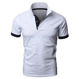 Polo Shirt Men Summer Stritching Mens Shorts Sleeve Polo S-5XL Men Tee Shirt 240514