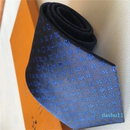 Fashion Designer Ties for Men Necktie Plaid Letter Stripes Luxury Business Leisure Silk Tie Cravat