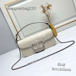 Version Style New 2024 Square Vo Bag Cowhide Trendy Summer High Stud Lady Women Event Vallenteno Quality Shoulder Purse Embroidered Small Bags Rock 7K3R