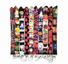 10 Pack Cartoon Anime Lanyard Key Chain Neckband Key Camera ID Phone String Pendant Party Gift Accessories Small Wholesale5006671