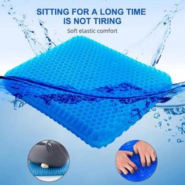 Pillow TPE Gel Honeycomb Egg Double Square Office Breathable Chair Ice Car Seat