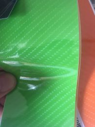 Stickers Apple green 6D Gloss Carbon Fiber Vinyl For Car Wrap covering foil Like Real Carbon Fibre Film With Air bubble Free 1.52*20M/Roll