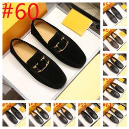 68Model echte Ledermänner Casual Schuhe Luxusmarke 2024 Herren Designer-Slipper Moccasins auf schwarze Fahrschuhe Zapatos Casuales Plus Size 38-46