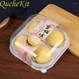 Gift Wrap Mid-Autumn Festival Moon Cake Tray Box Wedding Birthday Egg-Yolk Puff Container Baking Packing Boxes