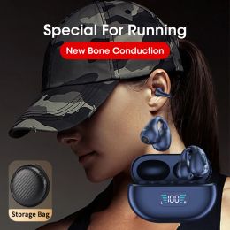 Earphones New Tws Wireless Bluetooth Earphones for Ambie Sound Earcuffs Ear Bone Conduction Sport Headphones Earbuds for Phones