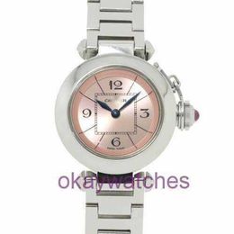 Aaaacratre Designer High Quality Automatic Watches Miss W3140008 27mm Quartz Pink Dial Womens Watch 90225562 with Original Box