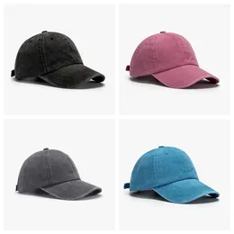 Ball Caps Spring And Summer Soft Top Wash Vintage Duck Cap Women Curved Eaves All Match Students Casual Men Outdoor Baseball