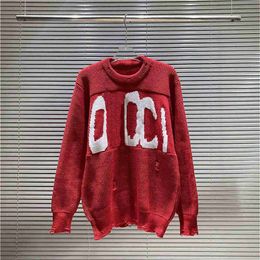Advanced version Women's Sweaters trendy Clothing letter Graphic Embroidery Fashion Round neck channel hoodie Luxury brands Sweater tops tees
