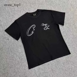 cortei shirt cortieze shirt cortieze cargo cortei short Designer American Street Hip Hop Letter Print Short Sleeve top quality 24ss Fashion Brand Summer Loose 265