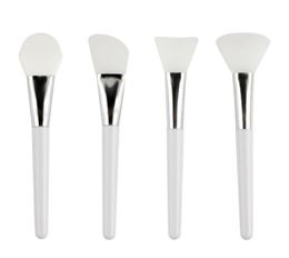 White Silicone Mask Brush Soft Skin Care Mud Mixing Face Brushes Facial Foundation5146871