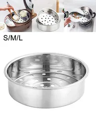 Double Boilers Steam Basket Rice Cooker Steaming Rack Stand 304 Stainless Steel Thickened Deepened Kitchen Cookware Parts Durable