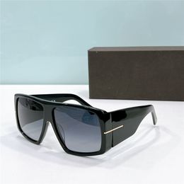 New fashion design square shape pilot sunglasses 1036 oversized acetate plank frame simple popular style versatile outdoor UV400 protection eyewear