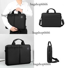 Portable Briefcases Split Waterproof Fabric Laptop Bag Men And Women Handheld Shoulder City Casual Original Edition