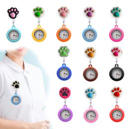 Other Watches Claw Clip Pocket Nurse For Women Clip-On Hanging Lapel Watch Badge Accessories Nurses Drop Delivery Otdu1