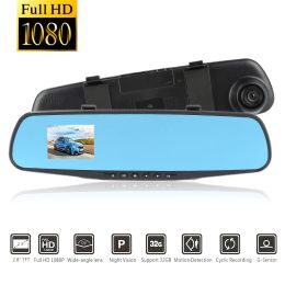 DVRs New Style 2.8 inch Rearview Mirror Full HD L604 Car DVR Insurance Auto Insurance 120 ° Wide Angle Smart Chip Loop DVR