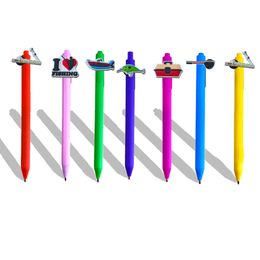 Strumenti per la pesca in gel Pens 2 Cartoon Ballpoint Nurses Cute Headers for Nurse Week Gifts MTI Color Jumbo Graph Pencil Firma da Otofm