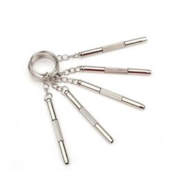 Other Hand Tools Screw Driver Keychain Keyring Diy Glasses Screwdriver Eye Glass Watch Repair Drop Delivery Home Garden Dhn4P